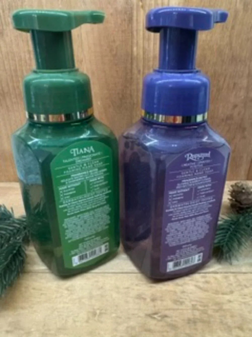 LOT OF 6 BATH AND BODY FOAMING DISNEY SOAP- NEW!